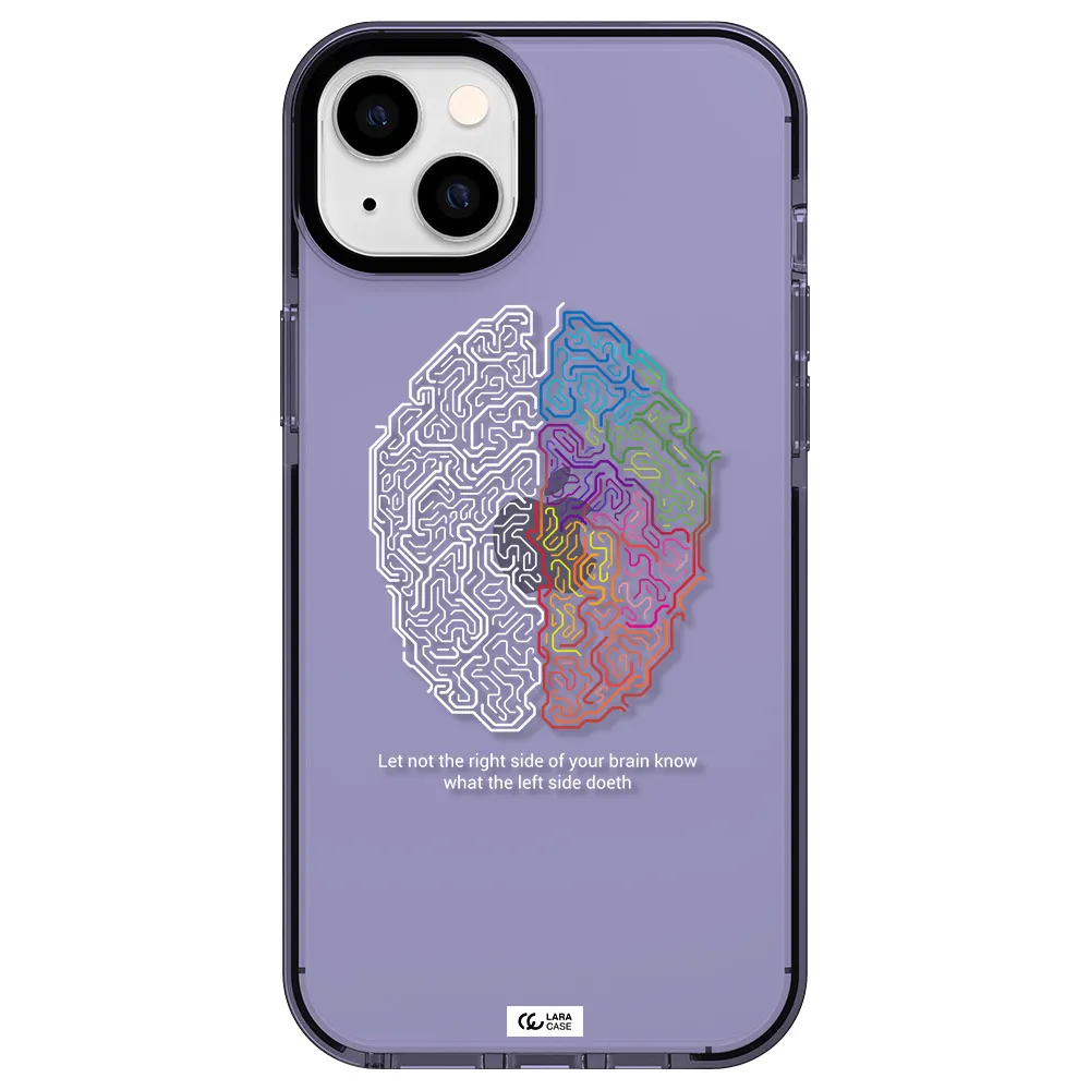 Brain Apple iPhone 14 plus impact Lilac Case