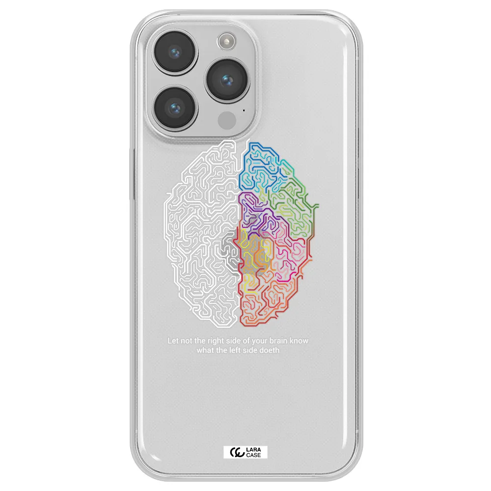 Brain Apple iPhone 14 pro max Clear TPU Case