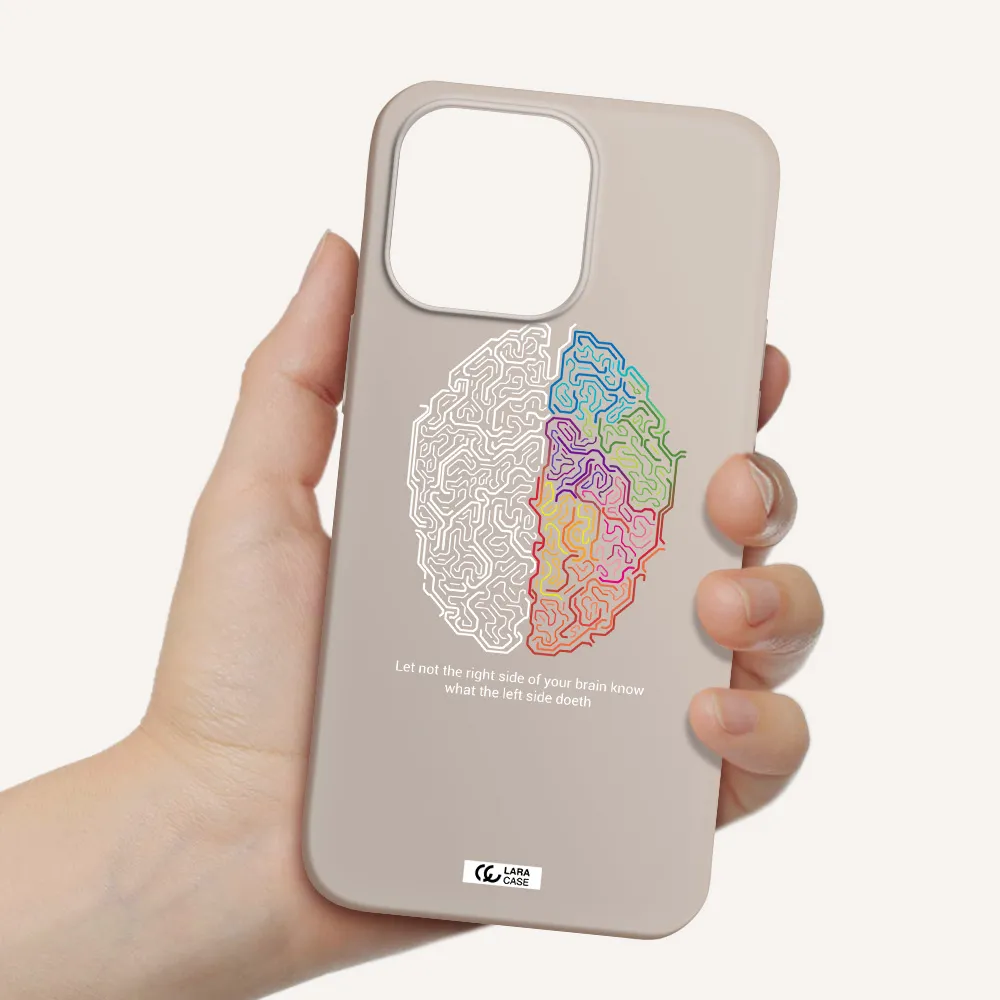Brain Apple iPhone 14 pro max Silicone Stone Case