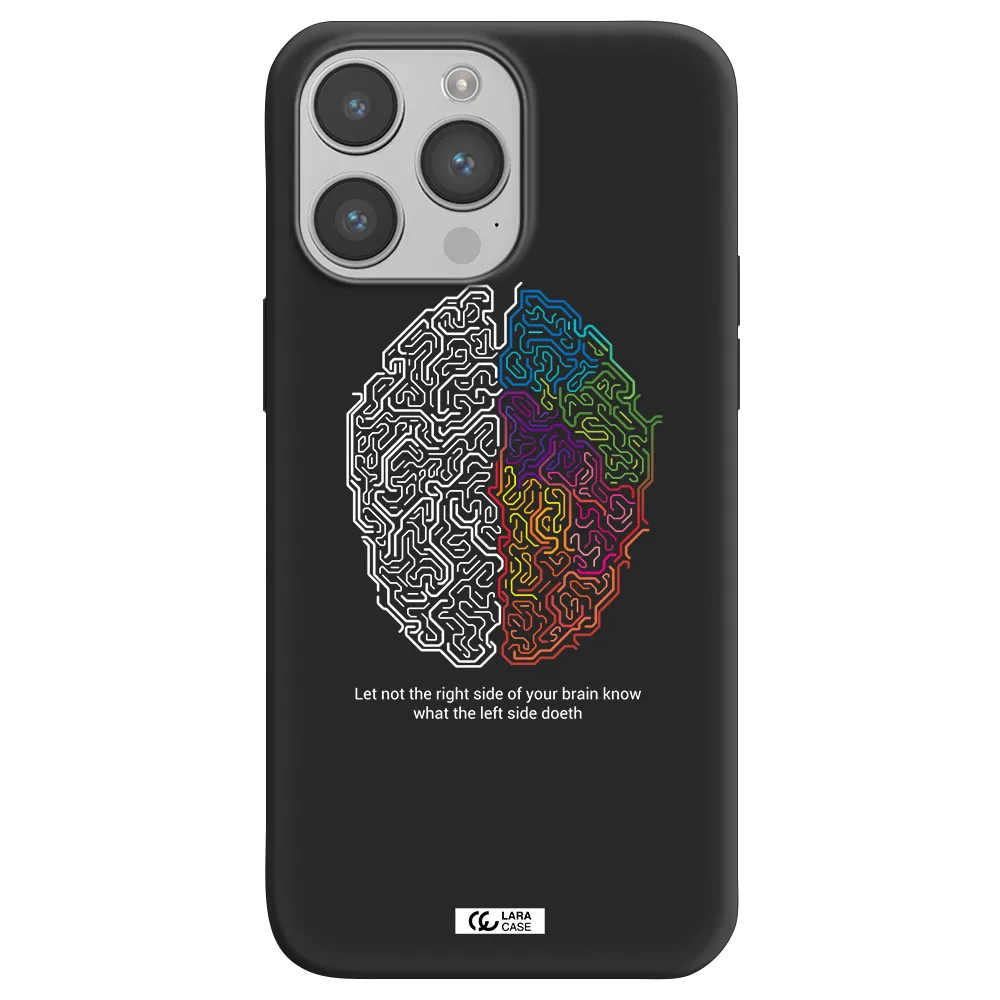 Brain Apple iPhone 14 pro Silicone black Case