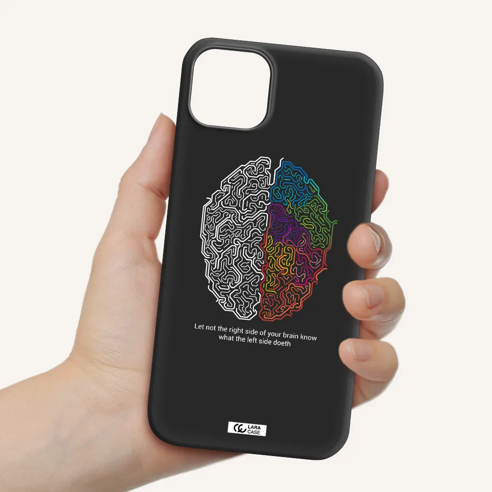 Brain Apple iPhone 14 Silicone black Case