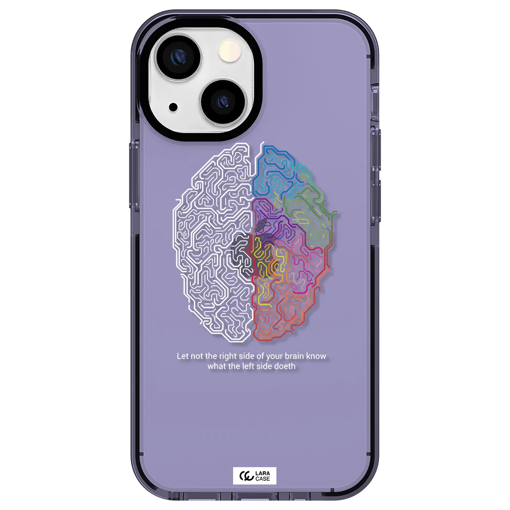 Brain Apple iPhone 15 impact Lilac Case