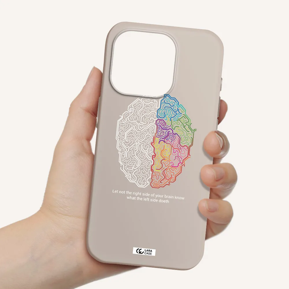Brain Apple Iphone 15 Pro Silicone Stone Case