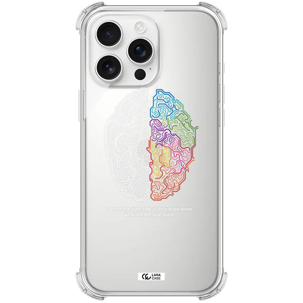 Brain Apple Iphone 16 Pro Max Clear Pc Case