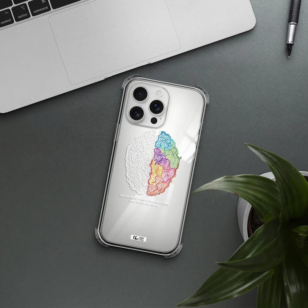 Brain Apple Iphone 16 Pro Max Clear Pc Case