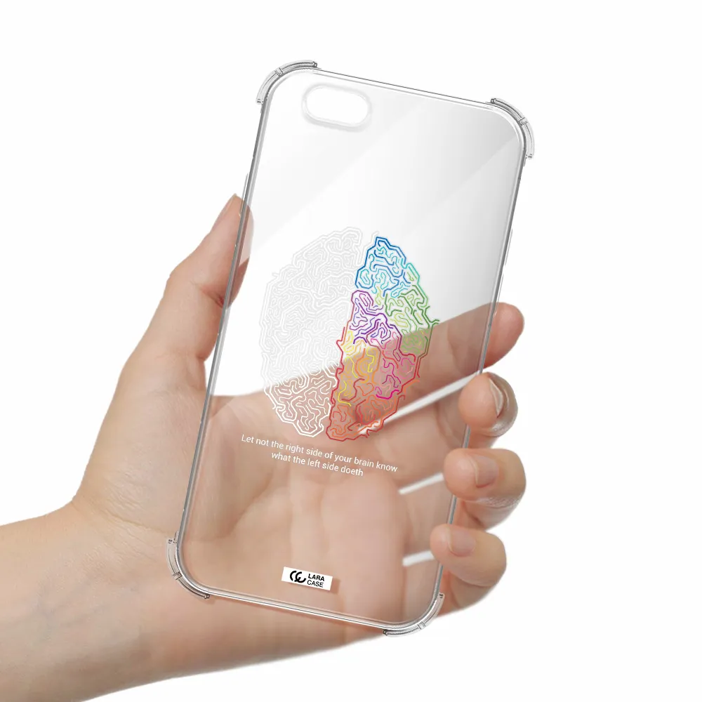 Brain Apple iPhone 6 Clear PC Case