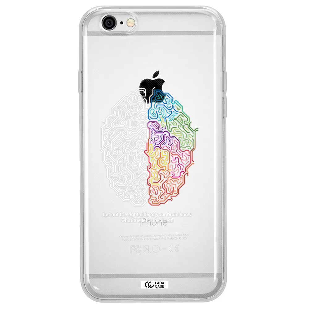 Brain Apple iPhone 6 Clear TPU Case