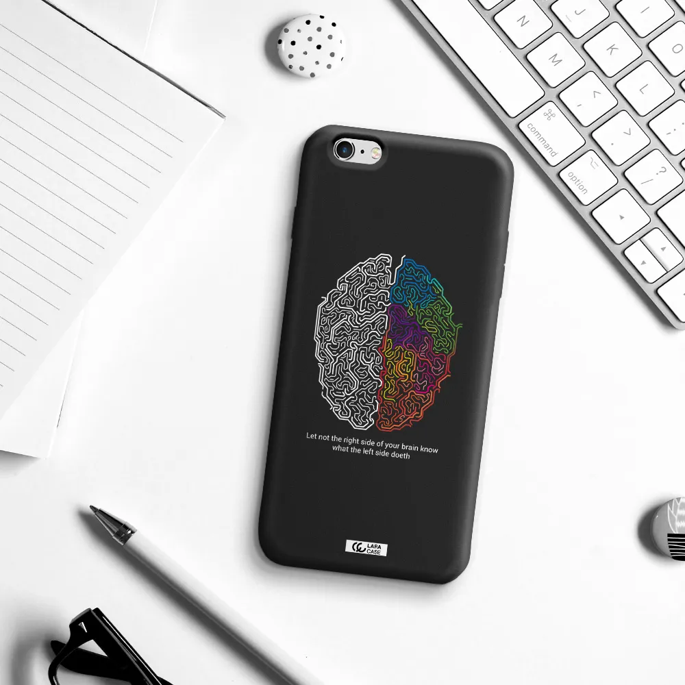 Brain Apple iPhone 6 plus Silicone black Case