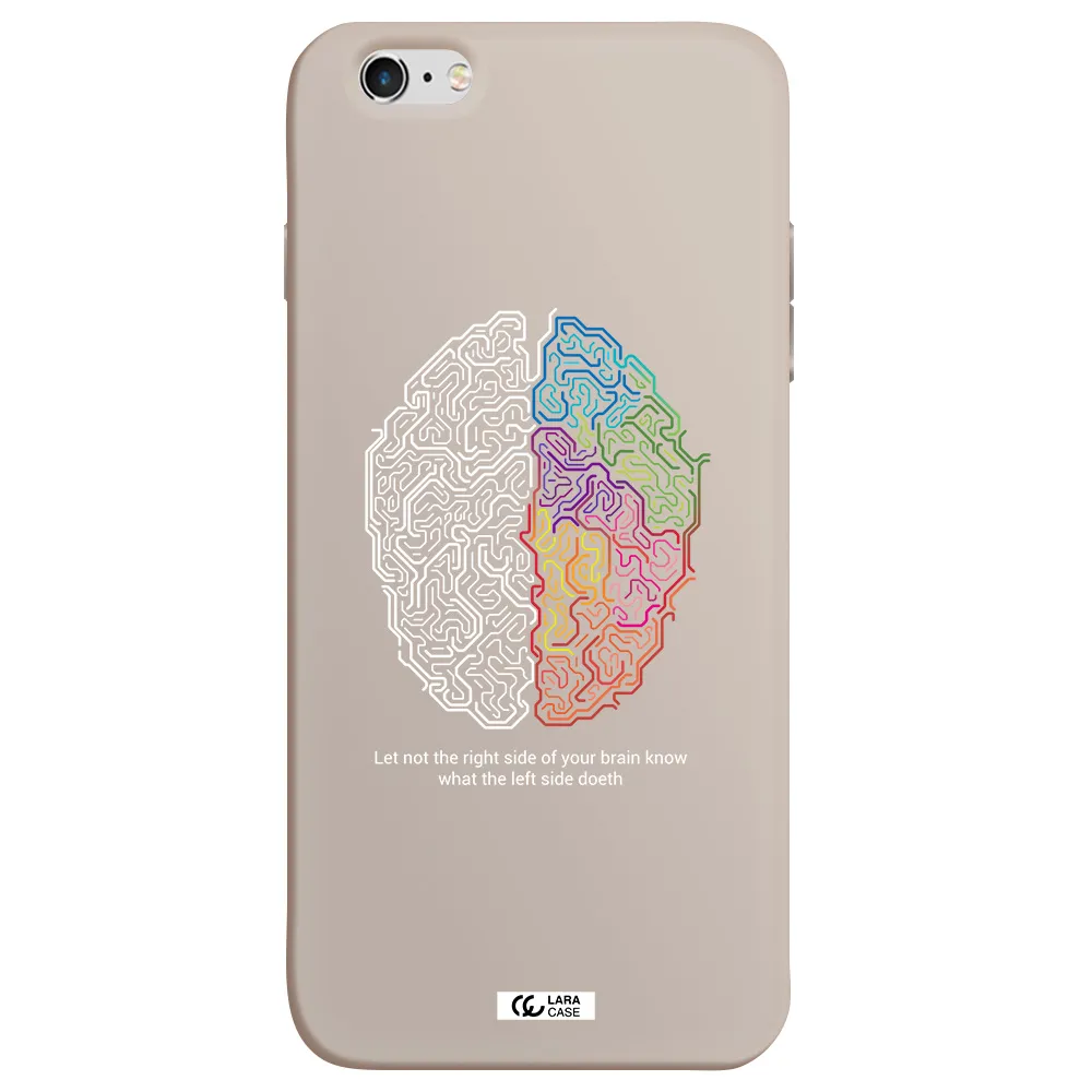 Brain Apple iPhone 6 plus Silicone Stone Case