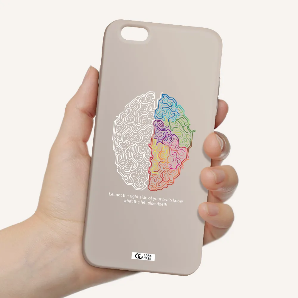 Brain Apple iPhone 6 s plus Silicone Stone Case
