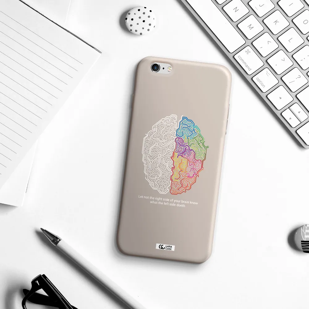 Brain Apple iPhone 6 s plus Silicone Stone Case