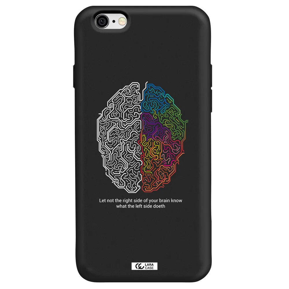 Brain Apple iPhone 6 Silicone black Case