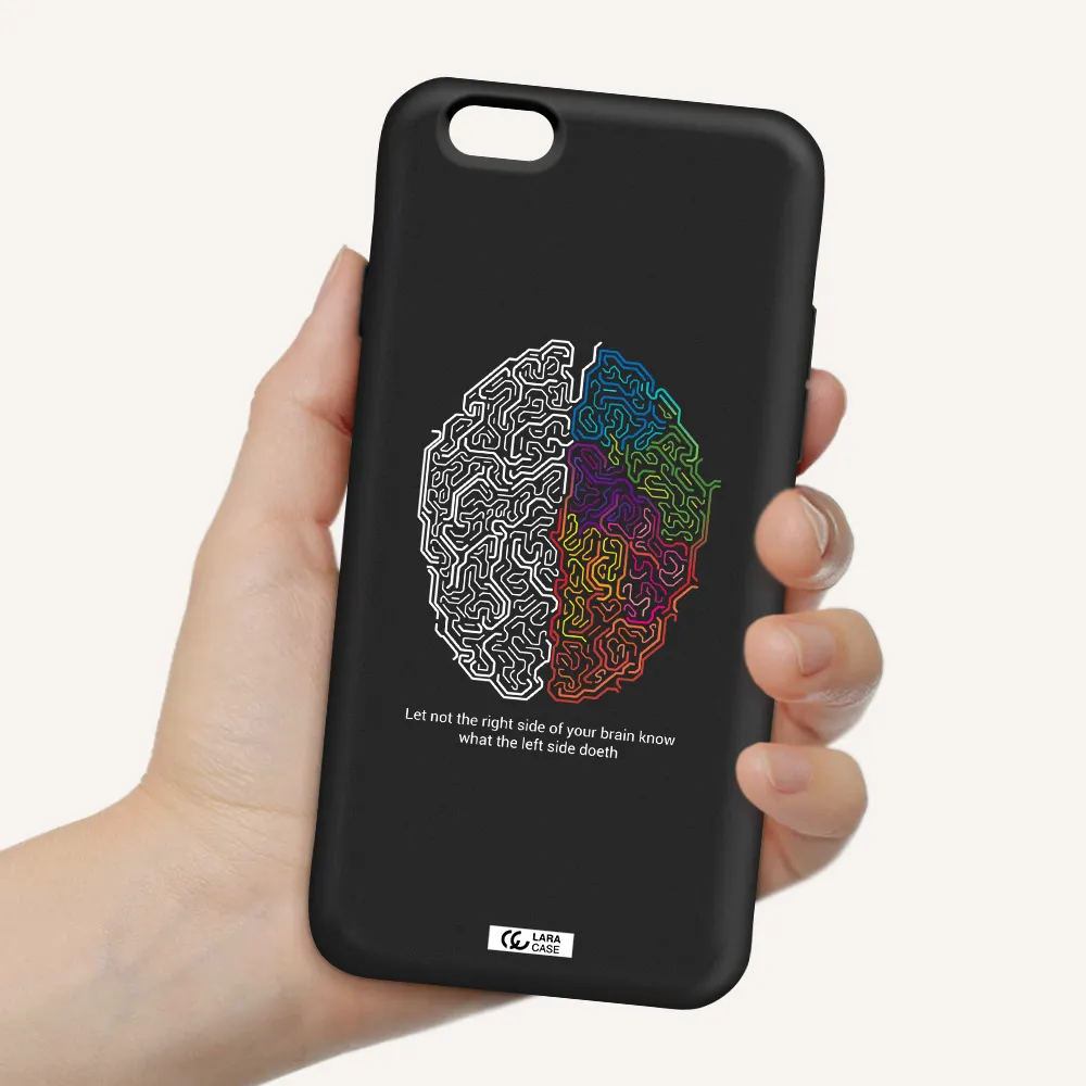 Brain Apple iPhone 6 Silicone black Case