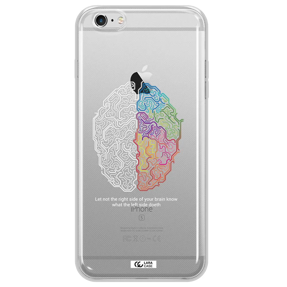 Brain Apple iPhone 6S Clear TPU Case