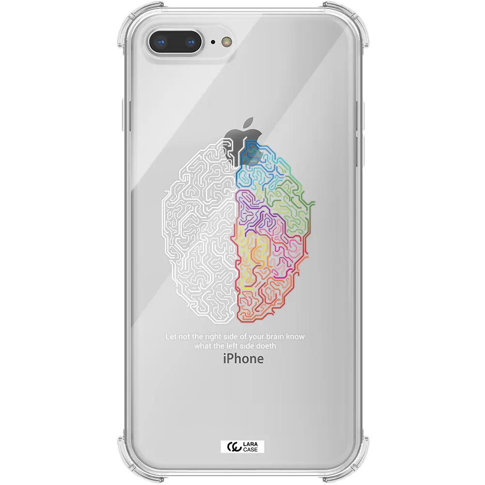 Brain Apple iPhone 7 plus Clear PC Case
