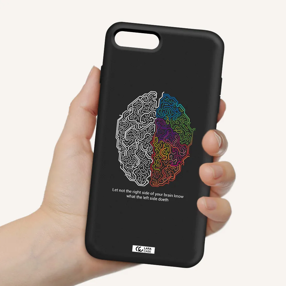 Brain Apple iPhone 7 plus Silicone black Case