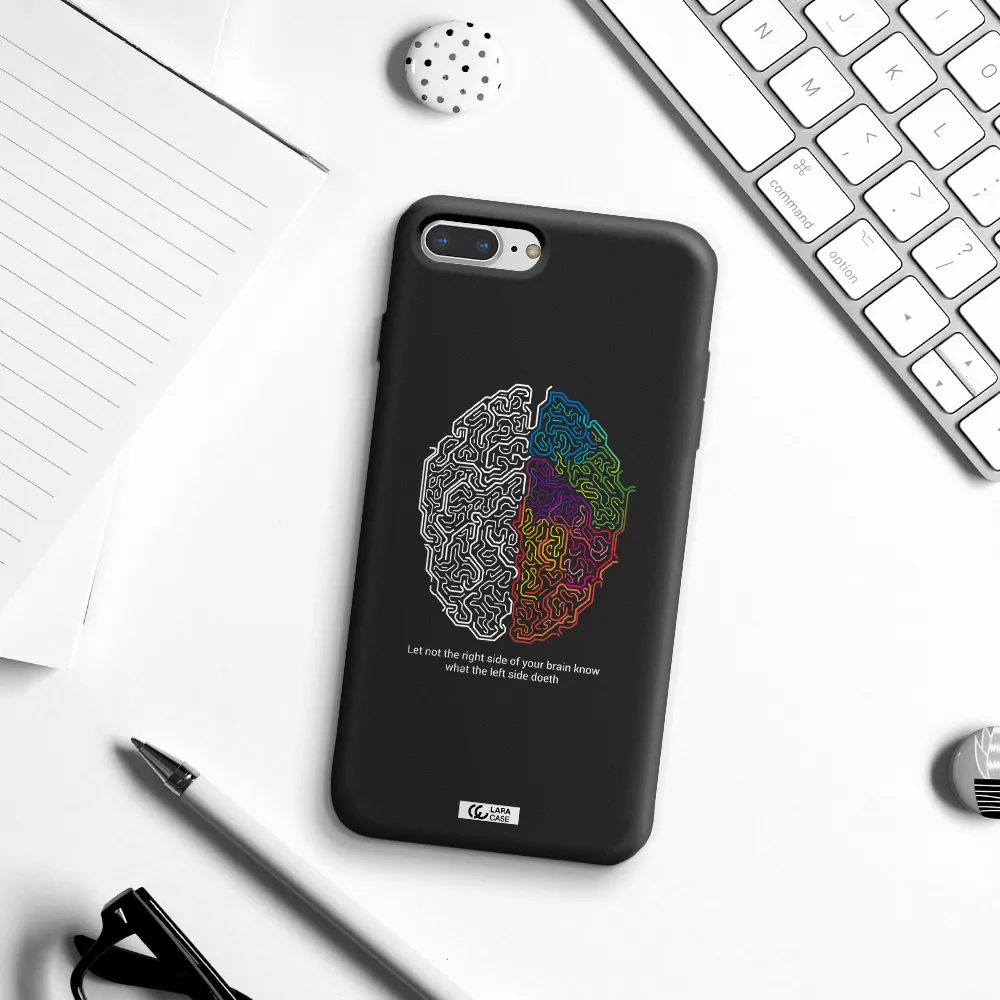 Brain Apple iPhone 7 plus Silicone black Case