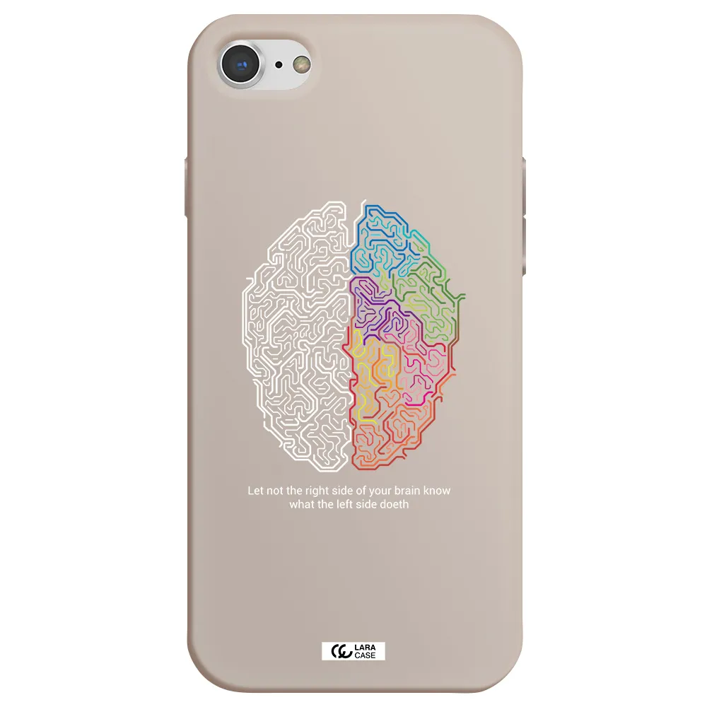 Brain Apple iPhone 7 Silicone Stone Case