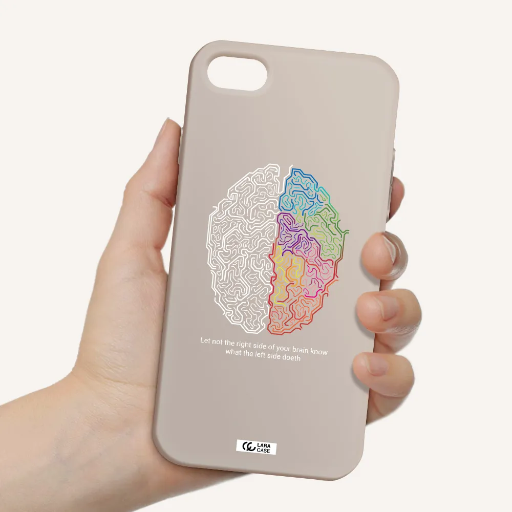 Brain Apple iPhone 7 Silicone Stone Case