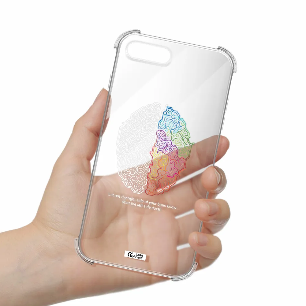 Brain Apple iPhone 8 plus Clear PC Case