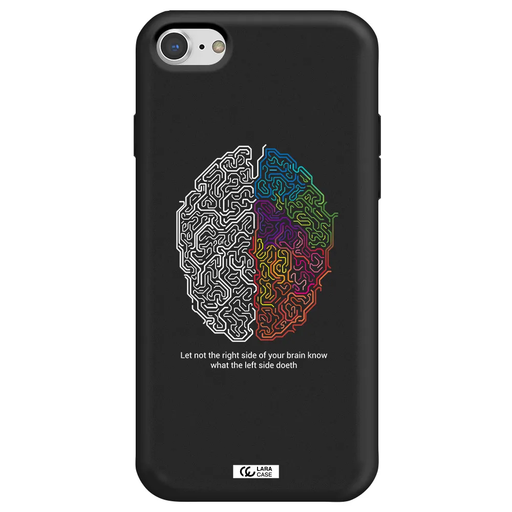 Brain Apple iPhone 8 Silicone black Case