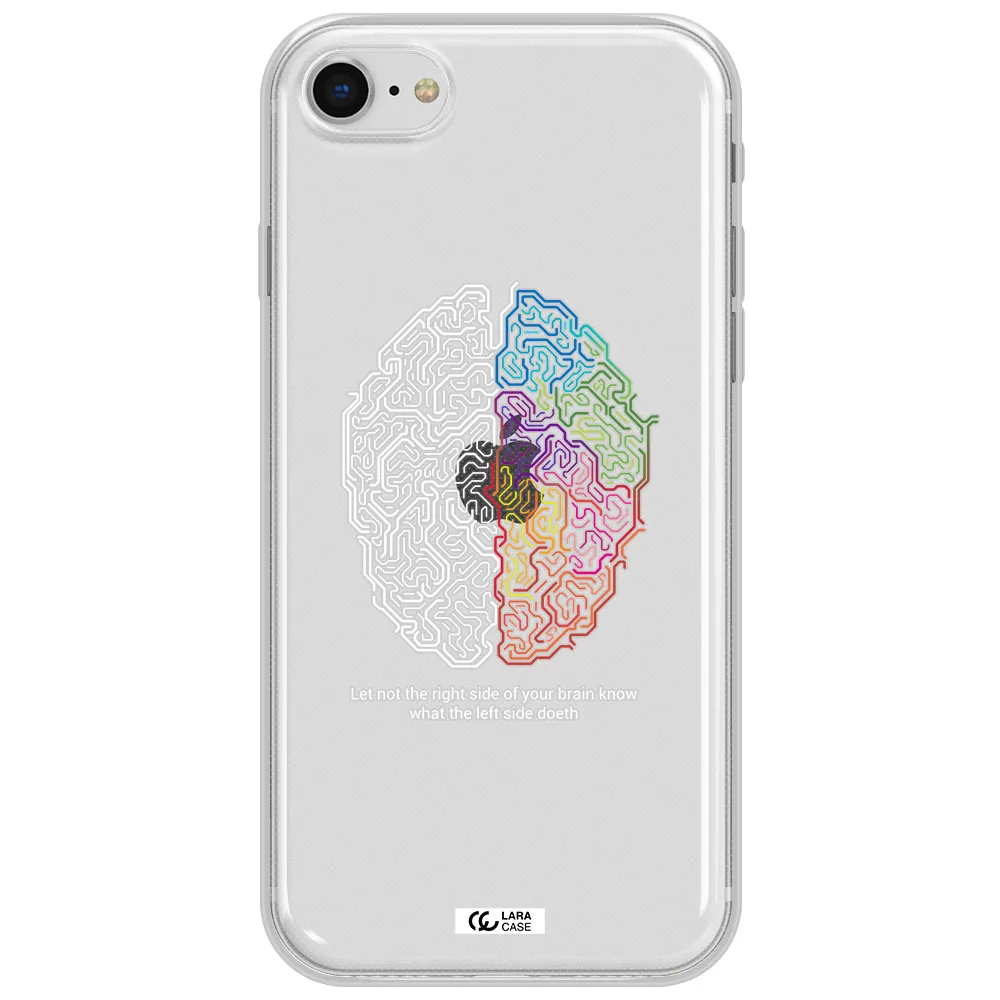 Brain Apple Iphone Se 2020 Clear Tpu Case