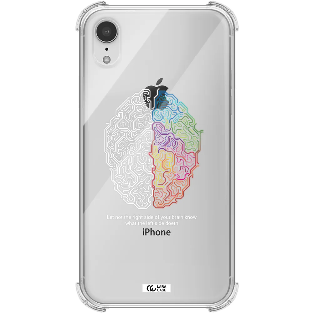 Brain Apple iPhone XR Clear PC Case