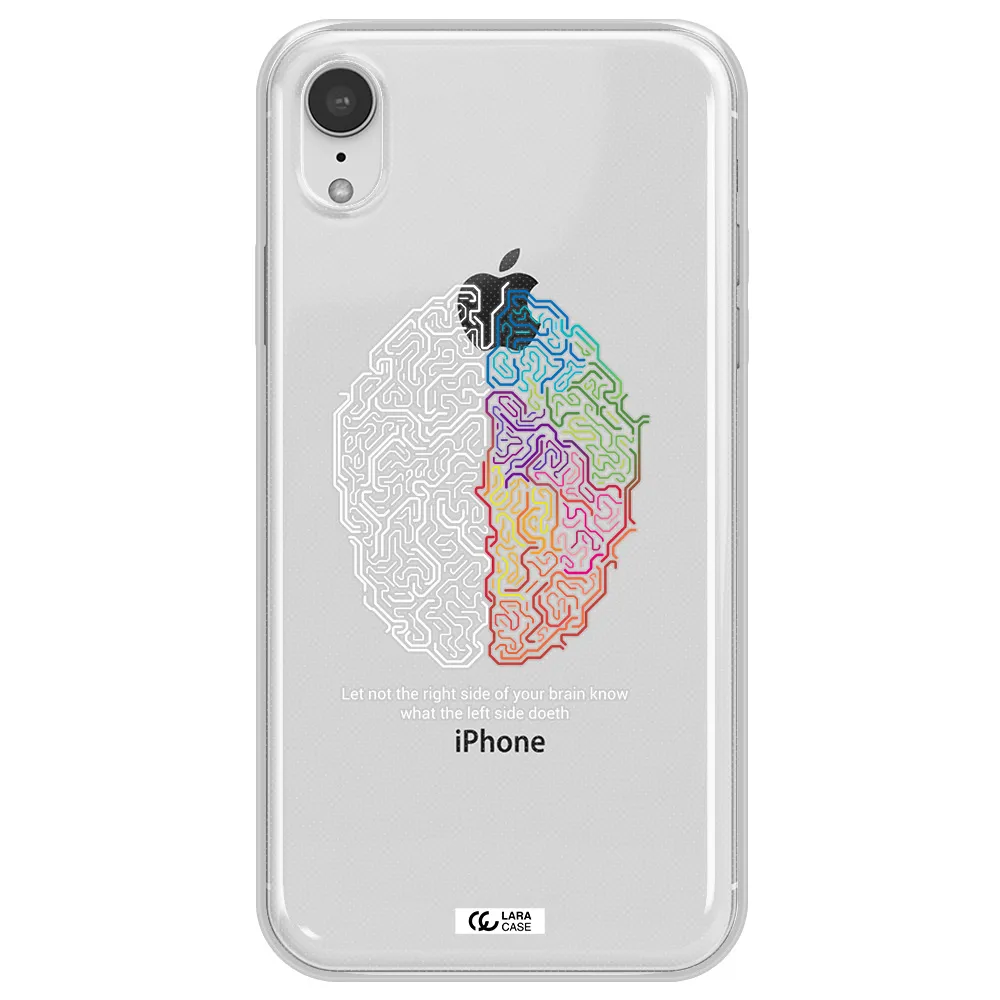 Brain Apple iPhone XR Clear TPU Case