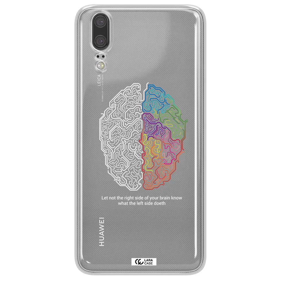 Brain Huawei P20 Clear TPU Case