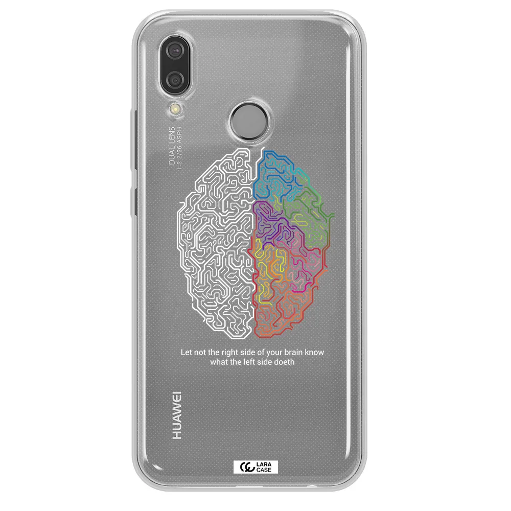 Brain Huawei P20 Lite Clear TPU Case