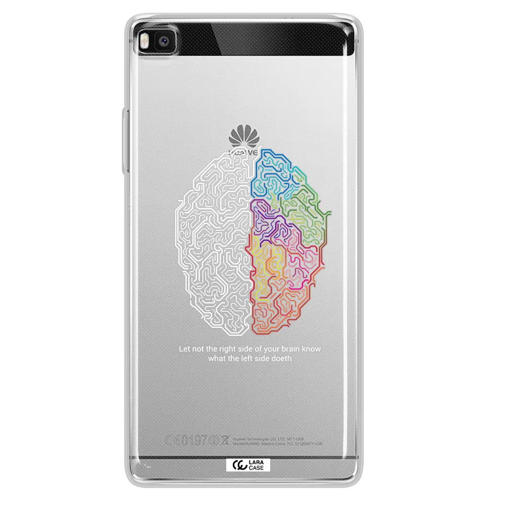 Brain Huawei P8 Clear TPU Case