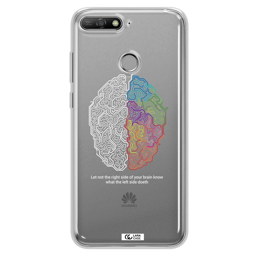 Brain Huawei Y6 Prime 2018 Clear TPU Case
