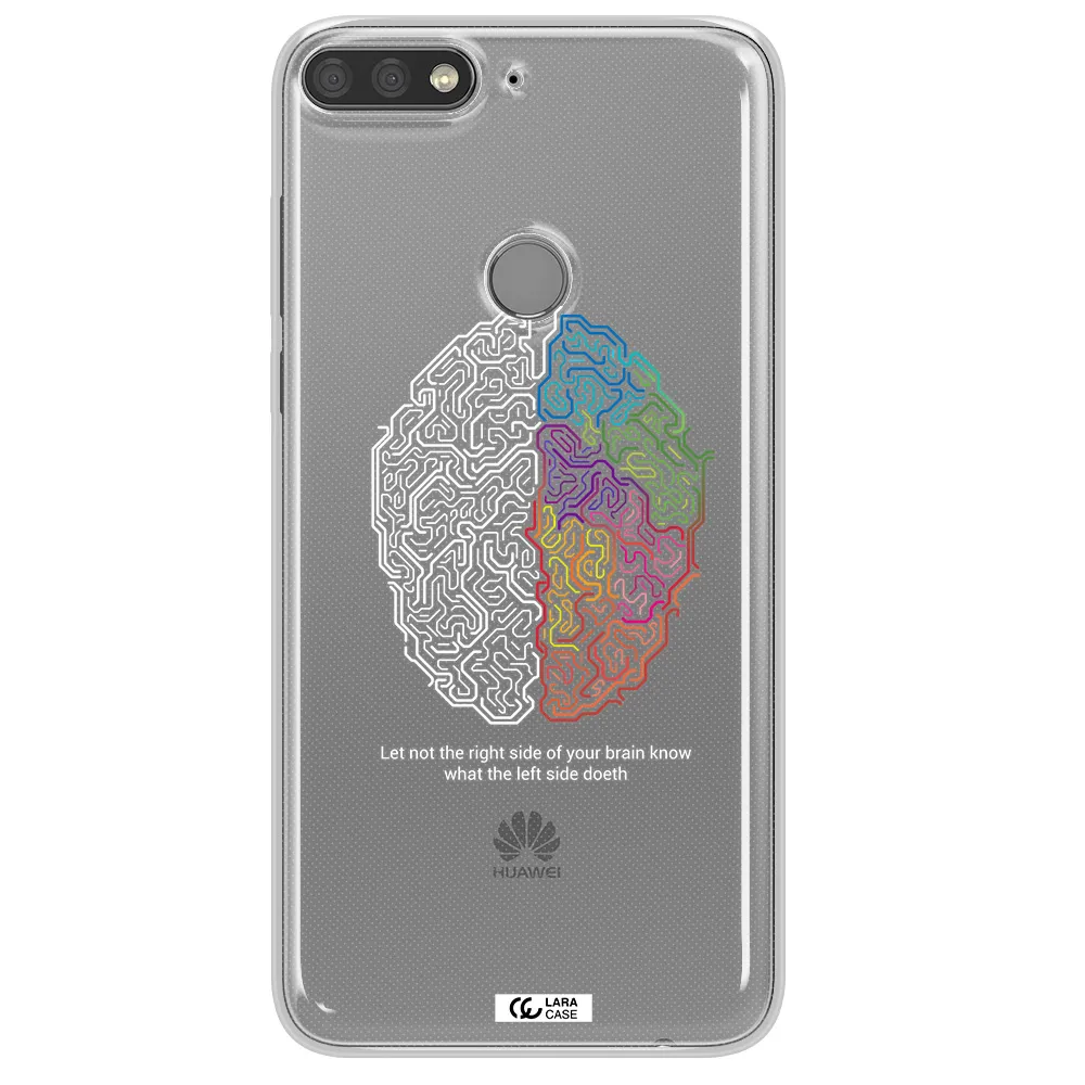 Brain Huawei Y7 Prime 2018 Clear TPU Case