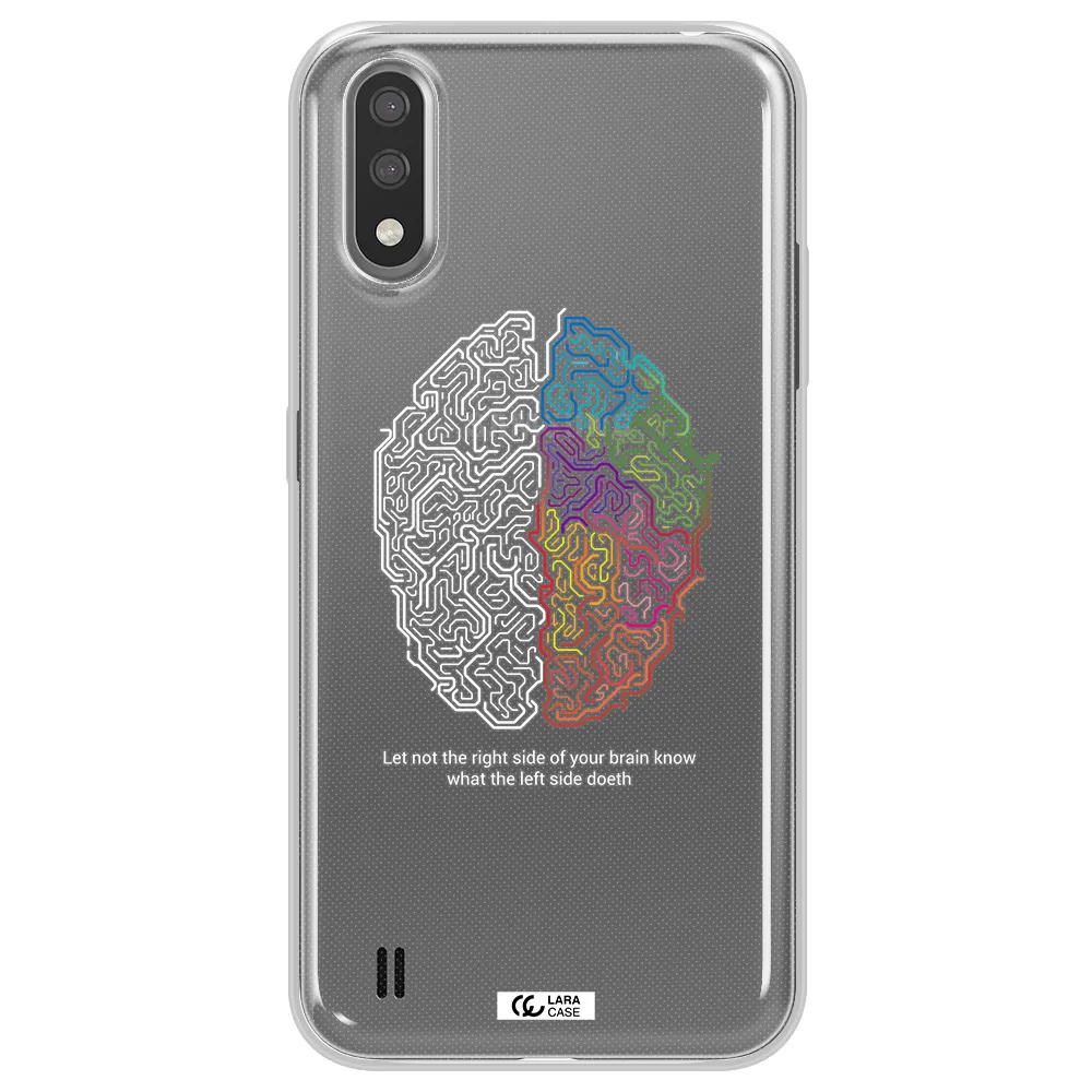 Brain Samsung A01 Clear TPU Case