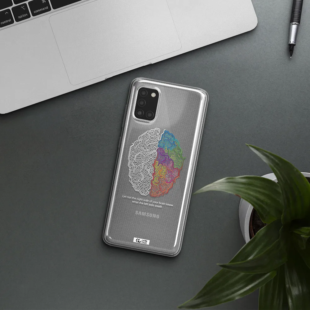 Brain Samsung A31 Clear TPU Case