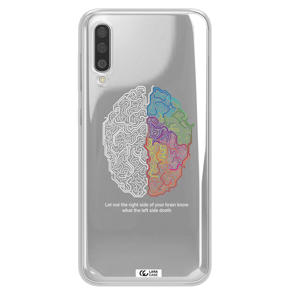 Brain Samsung A50 Clear TPU Case