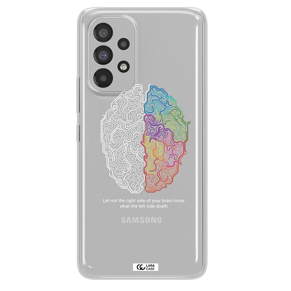 Brain Samsung A53 Clear TPU Case