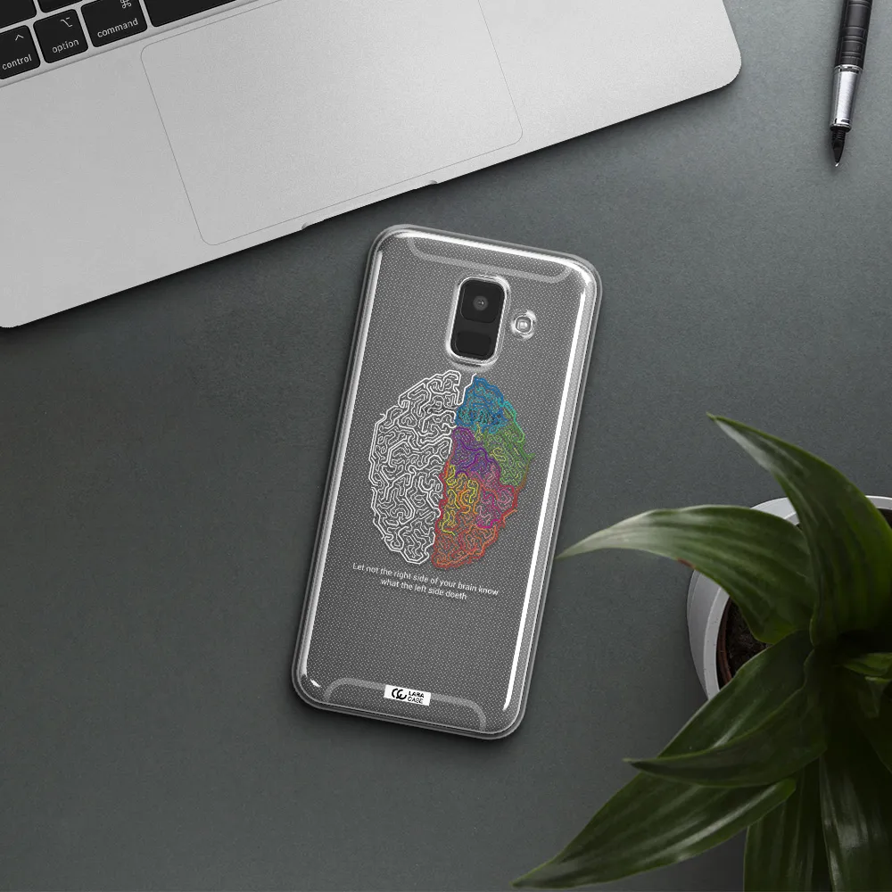 Brain Samsung A6 Clear TPU Case