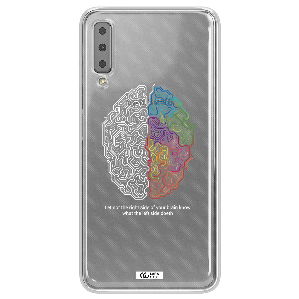 Brain Samsung A7 2018 Clear TPU Case