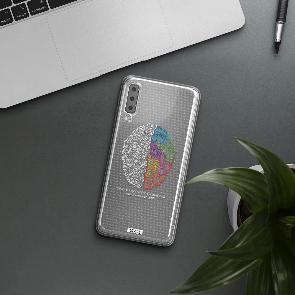 Brain Samsung A7 2018 Clear TPU Case