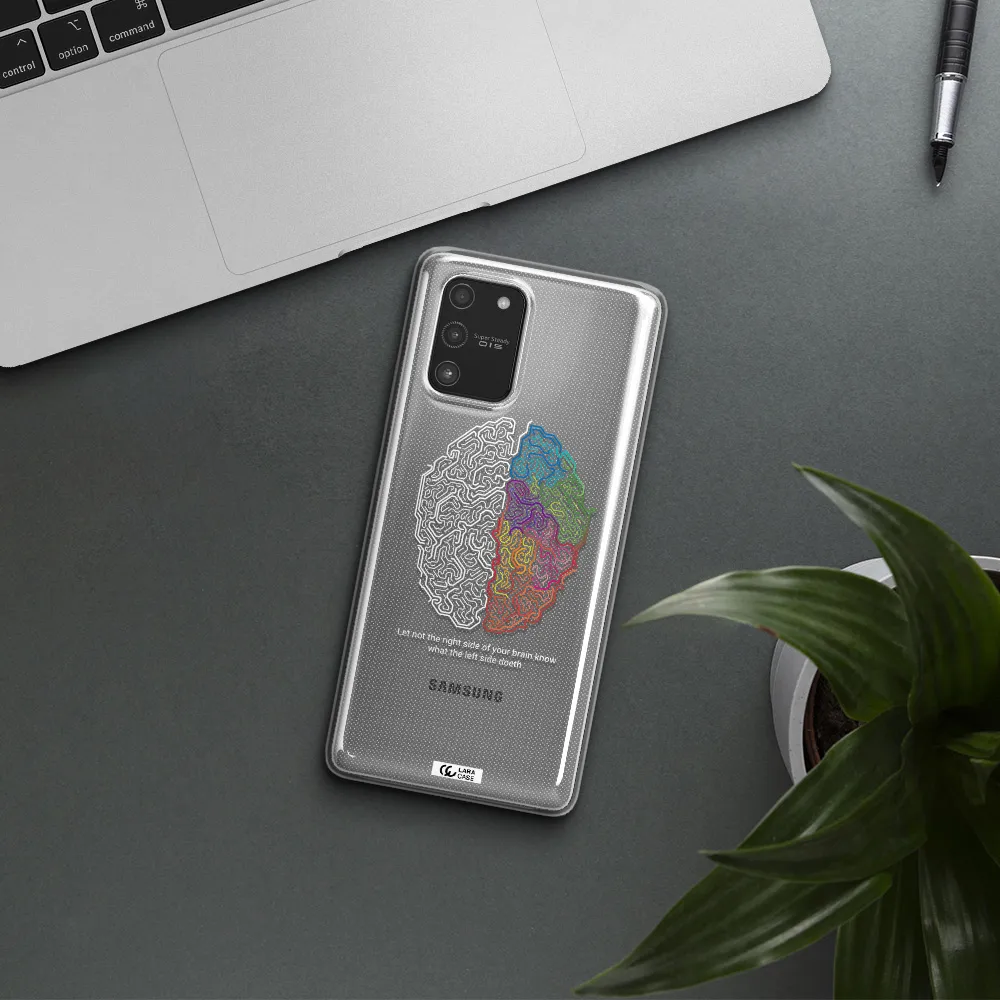 Brain Samsung A91 Clear TPU Case