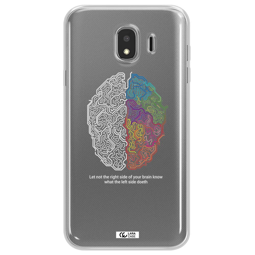 Brain Samsung J4 Clear TPU Case
