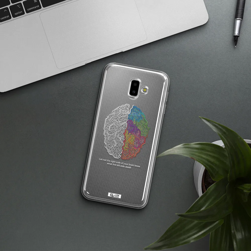 Brain Samsung J6 Plus Clear TPU Case