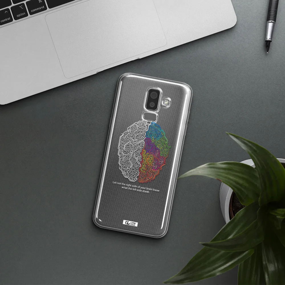 Brain Samsung J8 Clear TPU Case