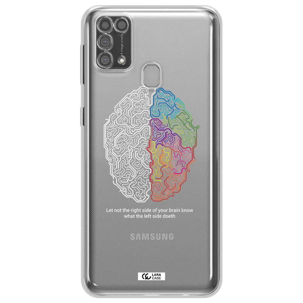 Brain Samsung M31 Clear TPU Case