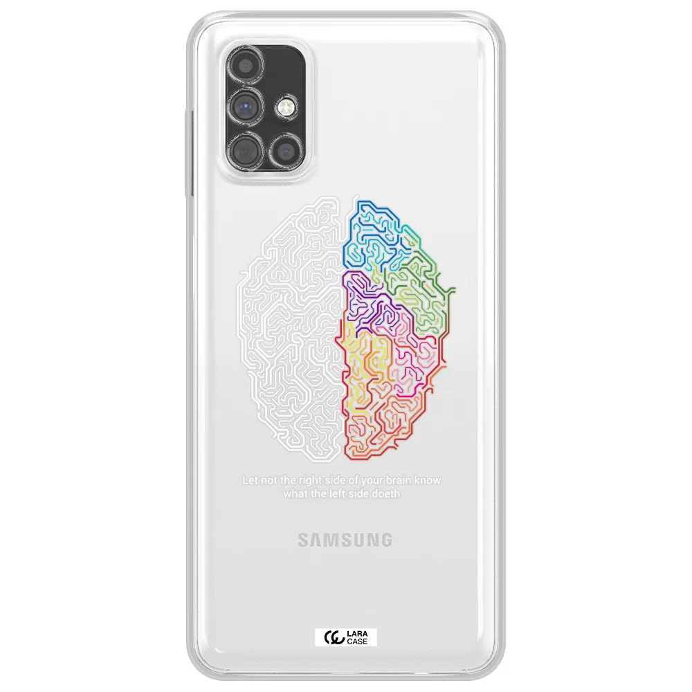 Brain Samsung M51 Clear TPU Case