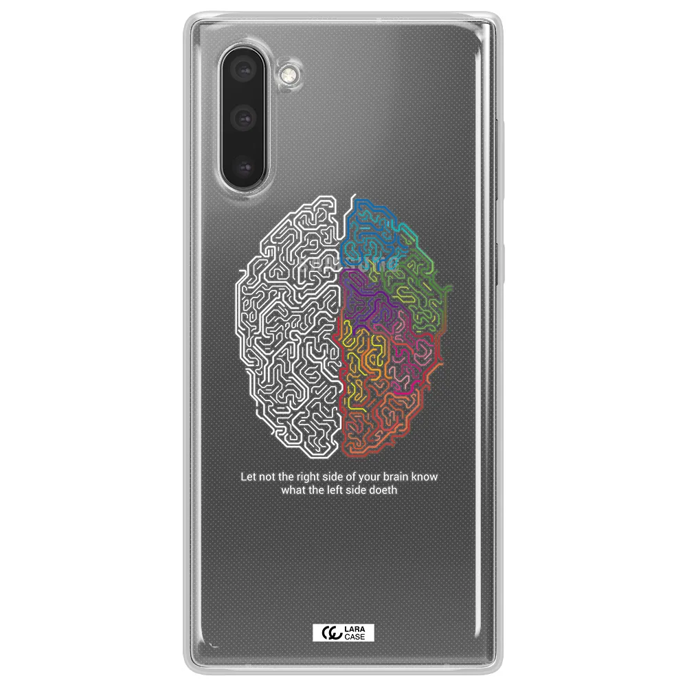 Brain Samsung Note 10 Clear TPU Case