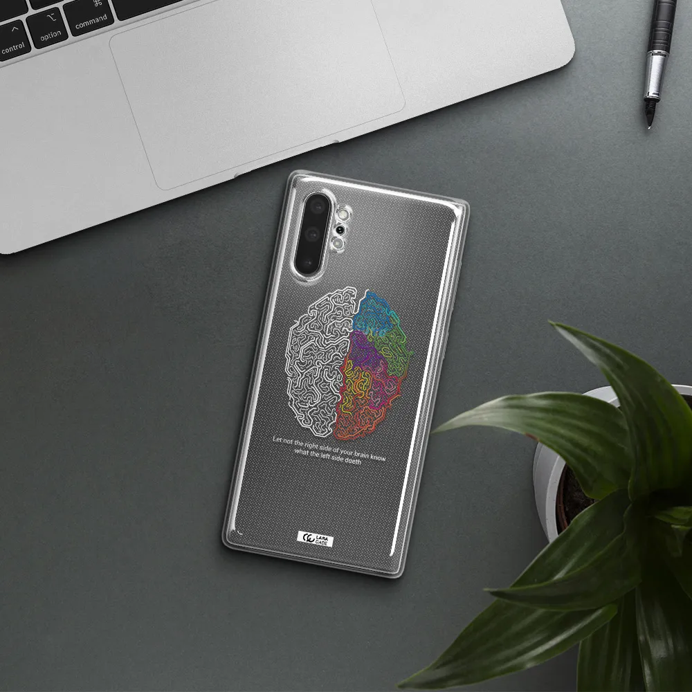 Brain Samsung Note 10 Plus Clear TPU Case