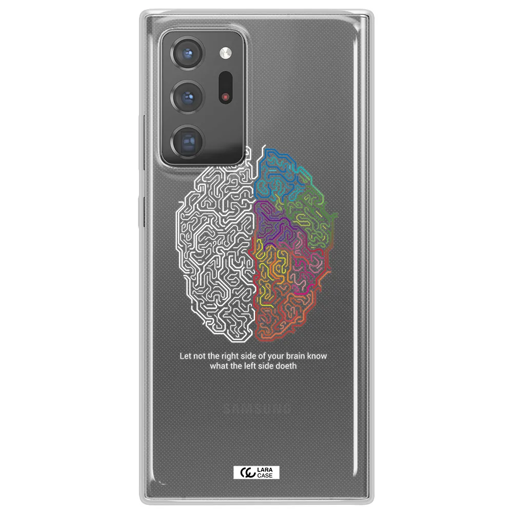 Brain Samsung Note 20 Ultra Clear TPU Case