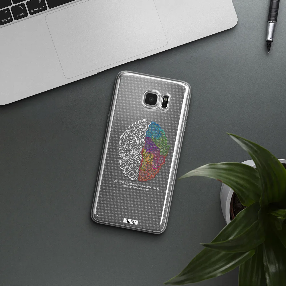 Brain Samsung Note 5 Clear TPU Case
